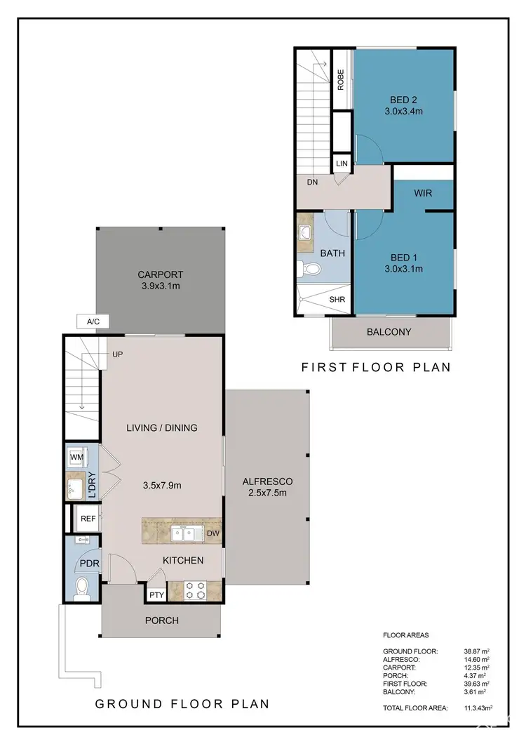 Floorplan of Homely house listing, 19 Friston Street, Hilbert WA 6112