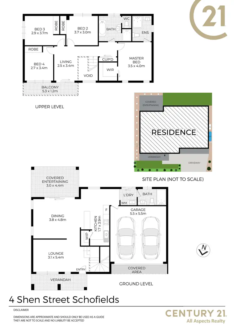 Floorplan of Homely house listing, 4 Shen Street, Schofields NSW 2762
