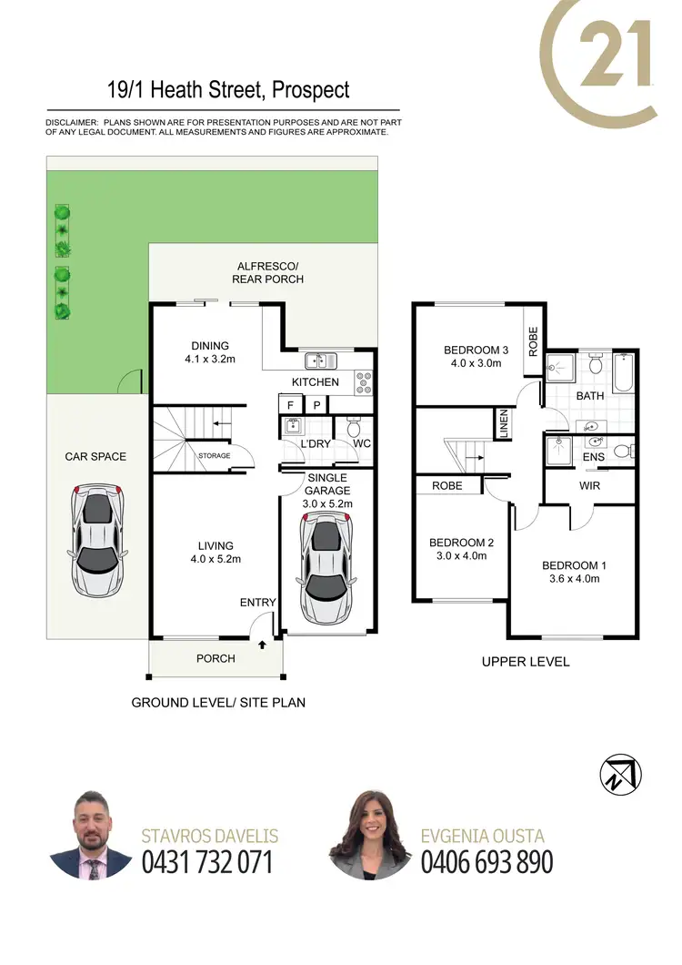 Floorplan of Homely townhouse listing, 19/1 Heath Street, Prospect NSW 2148