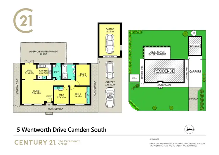 Floorplan of Homely house listing, 5 Wentworth Drive, Camden South NSW 2570