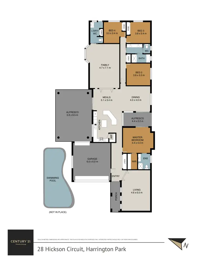 Floorplan of Homely house listing, 28 Hickson Circuit, Harrington Park NSW 2567