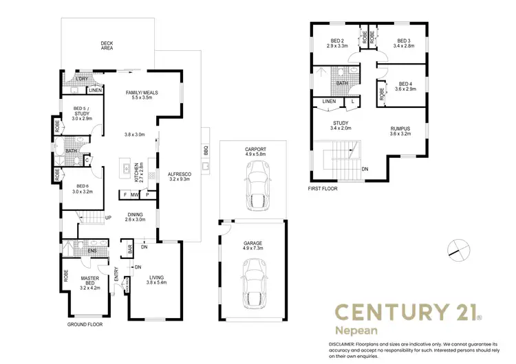 Floorplan of Homely house listing, 55 Summerfield Circuit, Cambridge Gardens NSW 2747