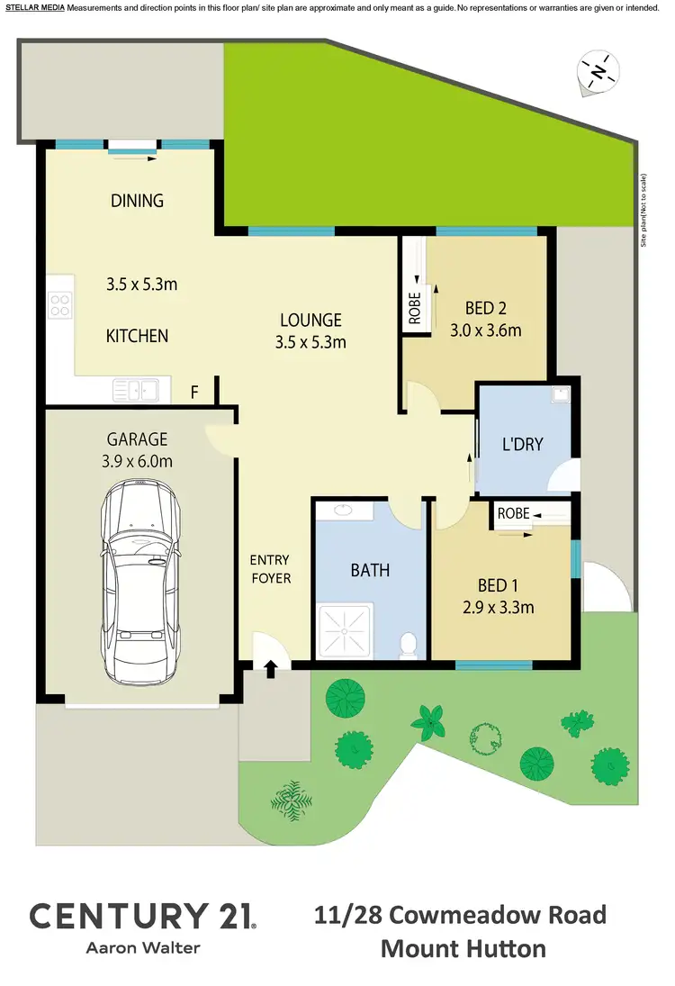 Floorplan of Homely villa listing, 11/28 Cowmeadow Road, Mount Hutton NSW 2290