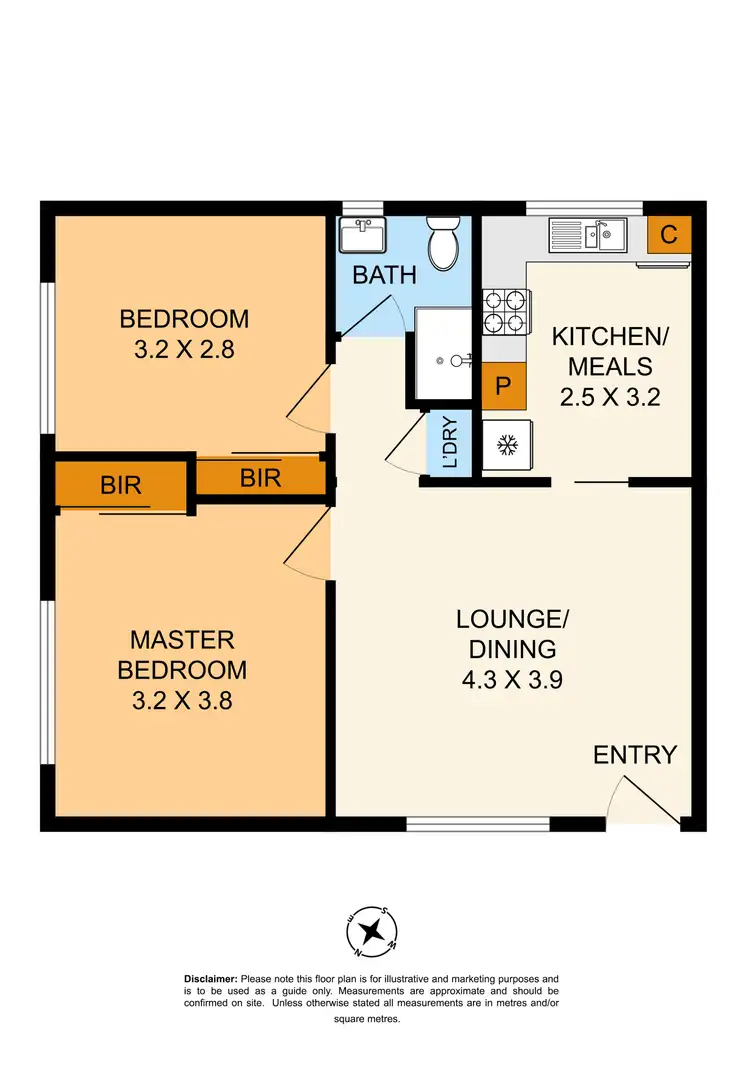 Floorplan of Homely apartment listing, 3/26 Wilgah Street, St Kilda East VIC 3183