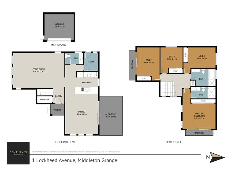 Floorplan of Homely house listing, 1 Lockheed Avenue, Middleton Grange NSW 2171