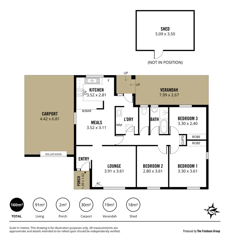 Floorplan of Homely house listing, 13 Amaroo Court, Smithfield SA 5114