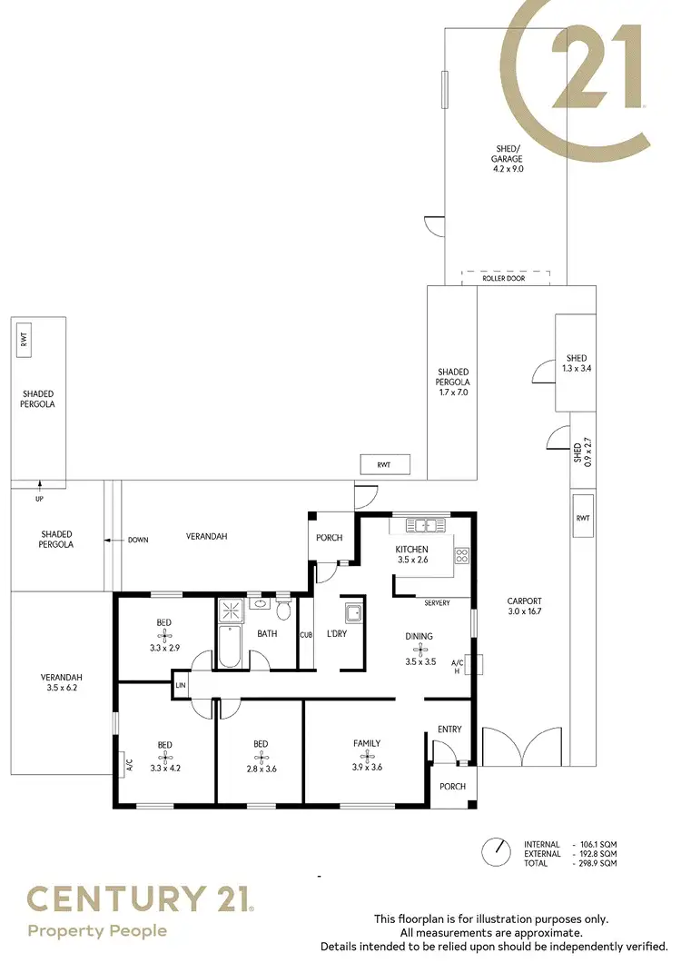Floorplan of Homely house listing, 37 Jones Crescent, Elizabeth East SA 5112