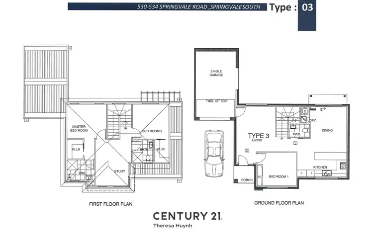 Floorplan of Homely townhouse listing, 3 Chava Place, Springvale South VIC 3172