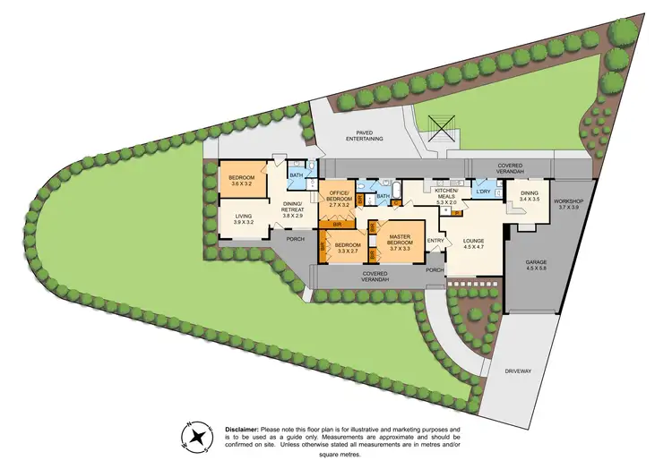 Floorplan of Homely house listing, 32 Roberts Avenue, Mulgrave VIC 3170