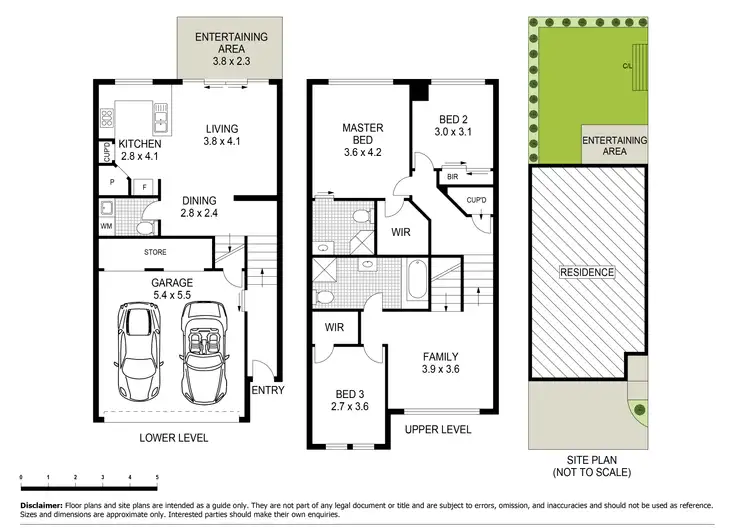 Floorplan of Homely townhouse listing, 10/52-54 Dobson Crescent, Baulkham Hills NSW 2153