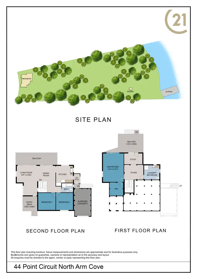 Floorplan of Homely house listing, 44 Point Circuit, North Arm Cove NSW 2324