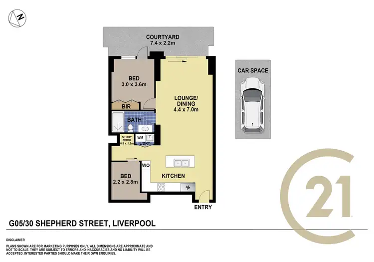 Floorplan of Homely apartment listing, 5/30 Shepherd Street, Liverpool NSW 2170