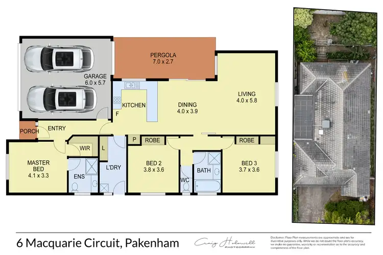 Floorplan of Homely house listing, 6 Macquarie Circuit, Pakenham VIC 3810