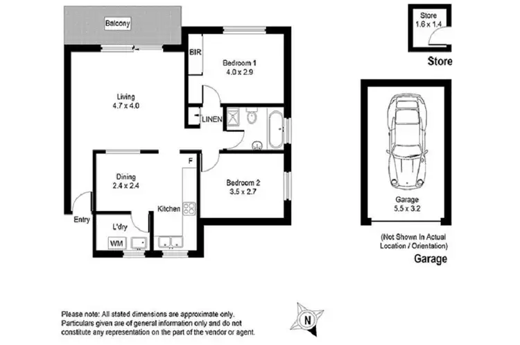 Floorplan of Homely apartment listing, 8/47-49 Ewart Street, Marrickville NSW 2204