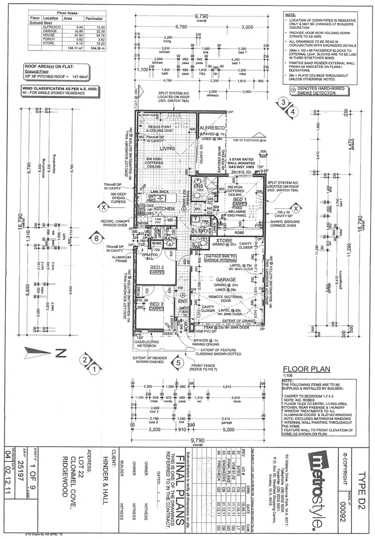 Floorplan of Homely house listing, 4 Clonmel Cove, Ridgewood WA 6030