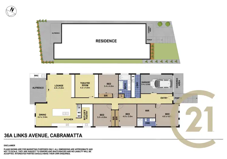 Floorplan of Homely house listing, 36a Links Avenue, Cabramatta NSW 2166