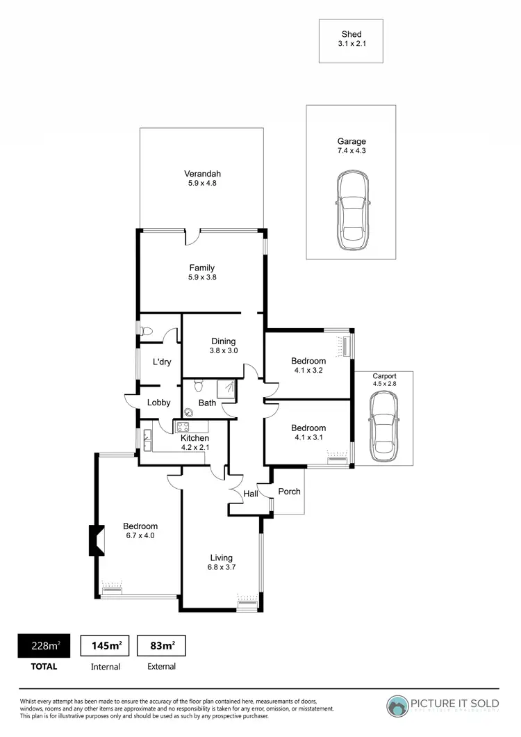 Floorplan of Homely house listing, 10 Ferguson Avenue, Myrtle Bank SA 5064