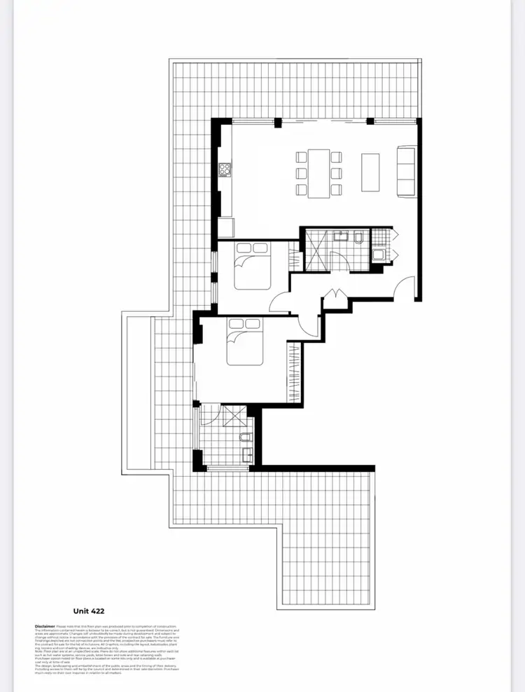 Floorplan of Homely apartment listing, 422/417-419 Pacific Highway, Asquith NSW 2077