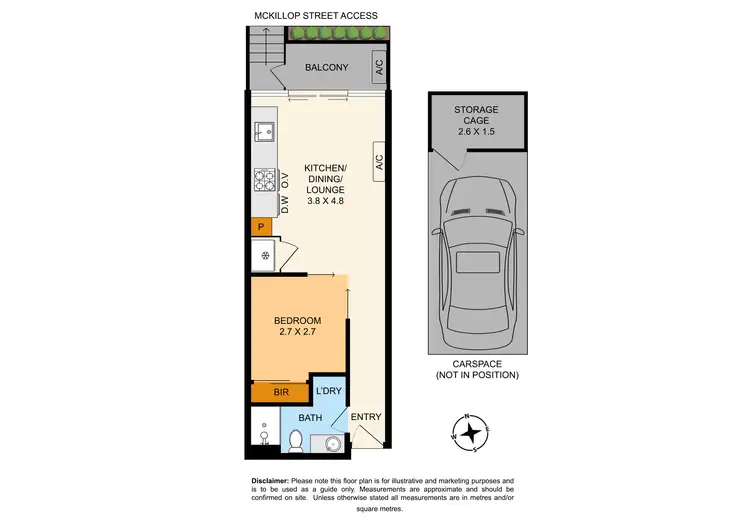Floorplan of Homely apartment listing, G05/471 Malvern Road, South Yarra VIC 3141