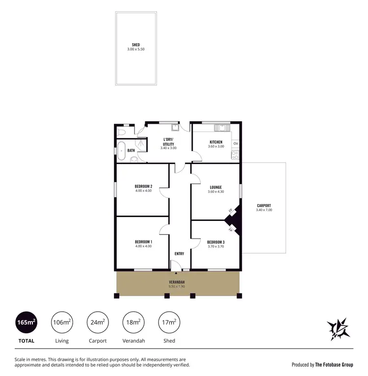 Floorplan of Homely house listing, 9 Ayers Avenue, Daw Park SA 5041