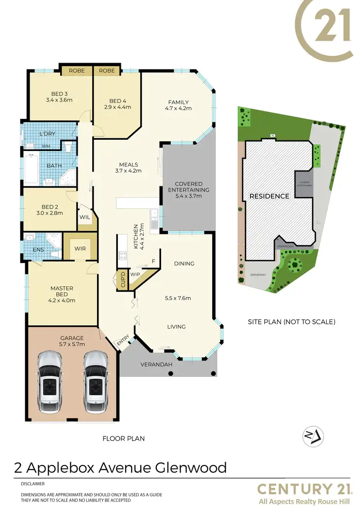 Floorplan of Homely house listing, 2 Applebox Avenue, Glenwood NSW 2768