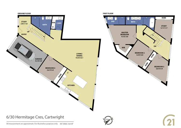 Floorplan of Homely townhouse listing, 6/30 Hermitage Crescent, Cartwright NSW 2168