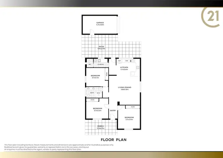 Floorplan of Homely house listing, 7 Third Street, Adamstown NSW 2289