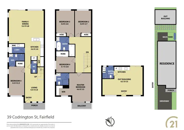 Floorplan of Homely house listing, 39 Codrington Street, Fairfield NSW 2165