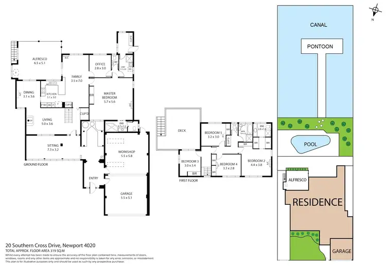 Floorplan of Homely house listing, 20 Southern Cross Drive, Newport QLD 4020