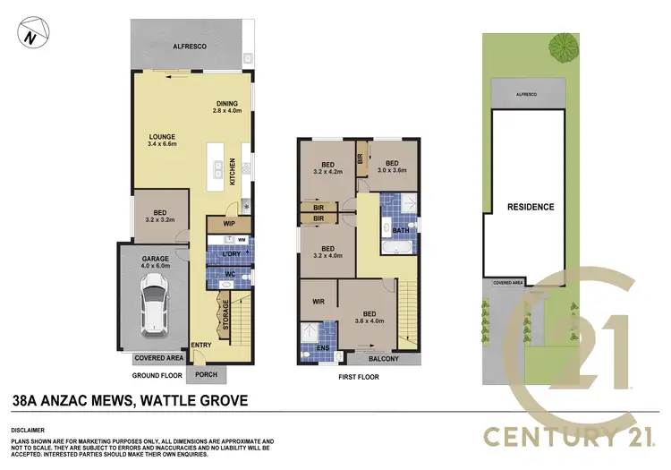 Floorplan of Homely house listing, 38a Anzac Mews, Wattle Grove NSW 2173