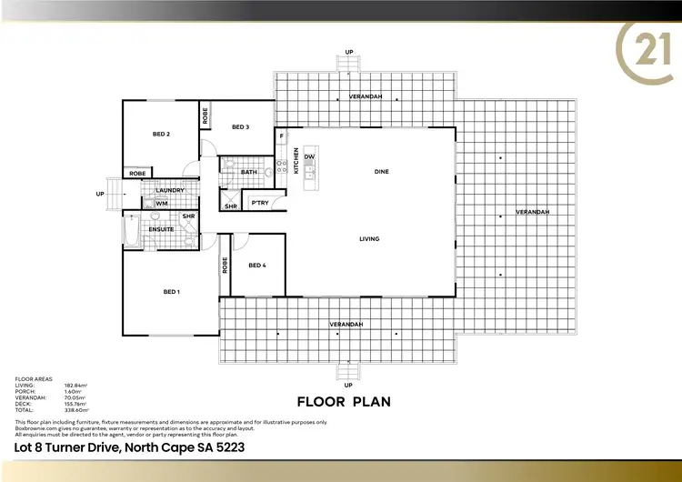 Floorplan of Homely house listing, Lot 8 Turner Drive, North Cape SA 5223