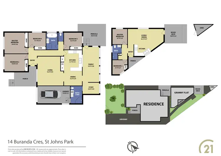 Floorplan of Homely house listing, 14 Buranda Crescent, St Johns Park NSW 2176