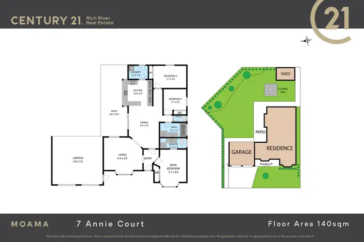 Floorplan of Homely house listing, 7 Annie Court, Moama NSW 2731