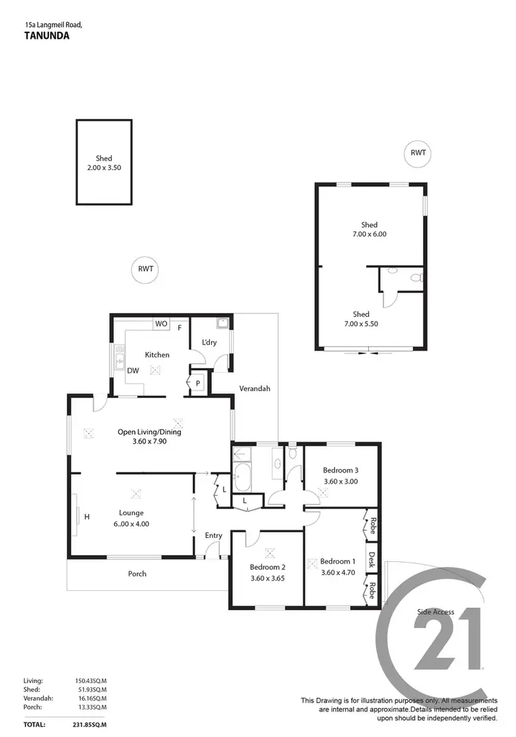Floorplan of Homely house listing, 15A Langmeil Road, Tanunda SA 5352