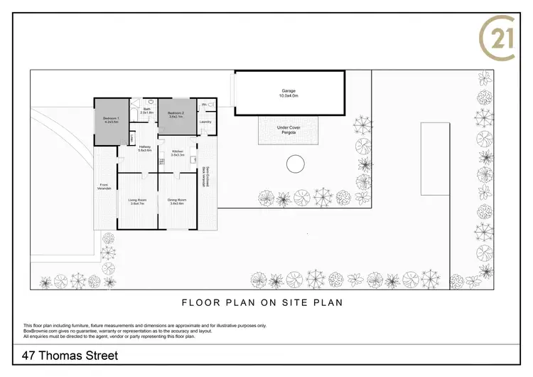 Floorplan of Homely house listing, 47 Thomas Street, Broken Hill NSW 2880
