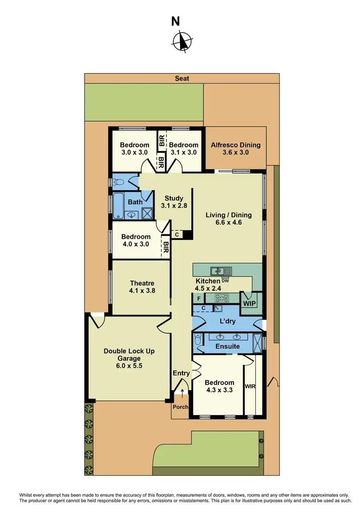 Floorplan of Homely house listing, 66 Solitude Crescent, Point Cook VIC 3030