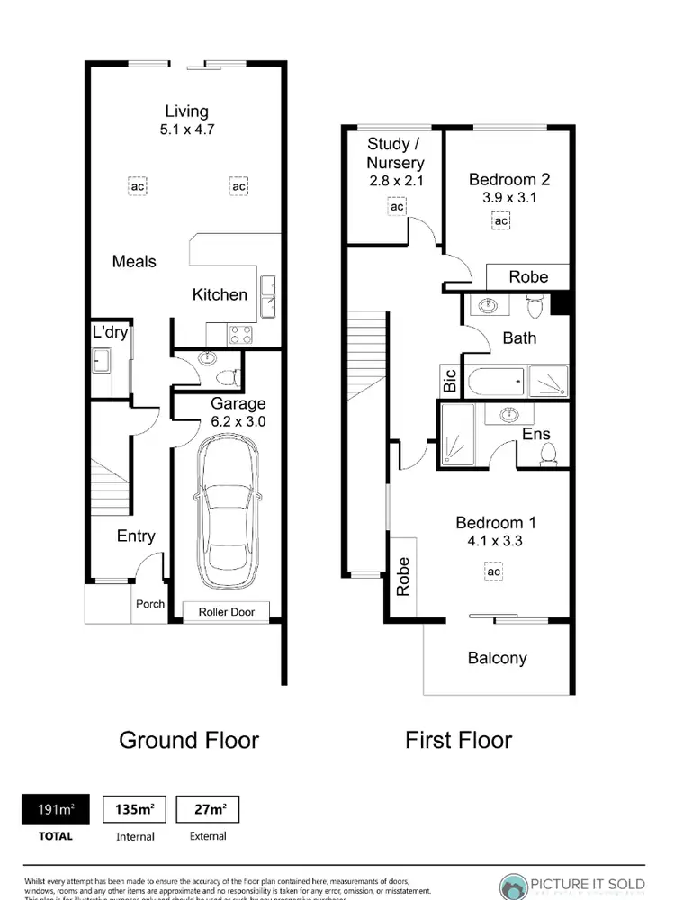 Floorplan of Homely townhouse listing, 9 Everard Court, Mawson Lakes SA 5095