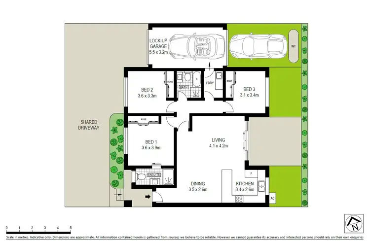 Floorplan of Homely villa listing, 2/11 James Street, Melrose Park NSW 2114
