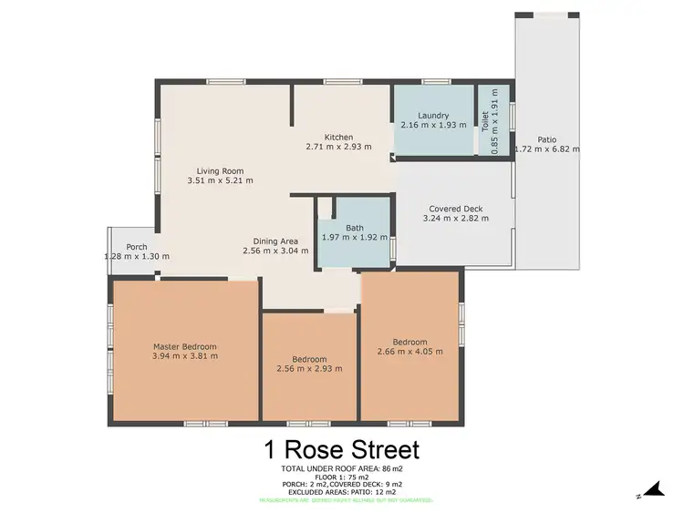 Floorplan of Homely house listing, 1 Rose Street, Kilkivan QLD 4600