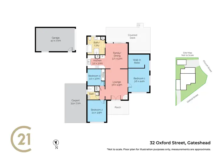 Floorplan of Homely house listing, 32 Oxford Street, Gateshead NSW 2290