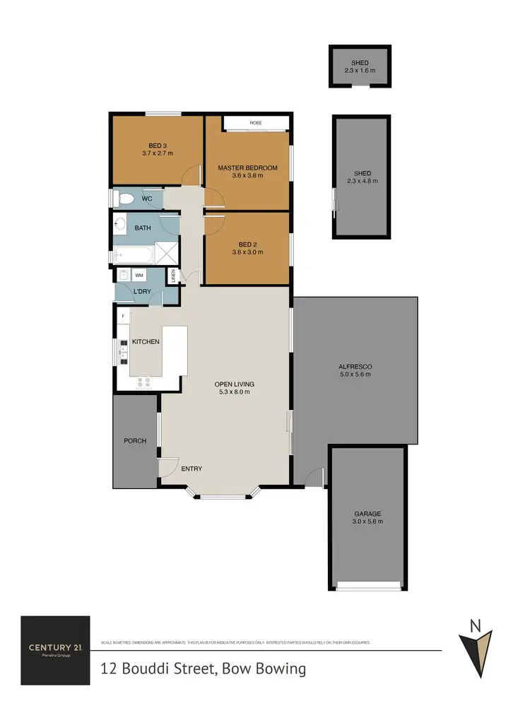 Floorplan of Homely house listing, 12 Bouddi Street, Bow Bowing NSW 2566