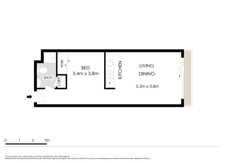 Floorplan of Homely apartment listing, 405/2 Atchison St, St Leonards NSW 2065
