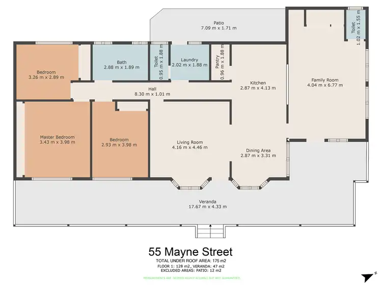 Floorplan of Homely house listing, 55 Mayne Street, Tiaro QLD 4650