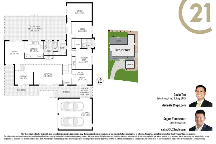 Floorplan of Homely house listing, 72 Tallowwood Avenue, Cherrybrook NSW 2126