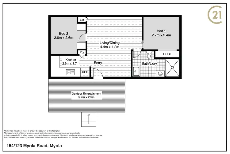 Floorplan of Homely other listing, 154/123 Myola Road, Myola NSW 2540