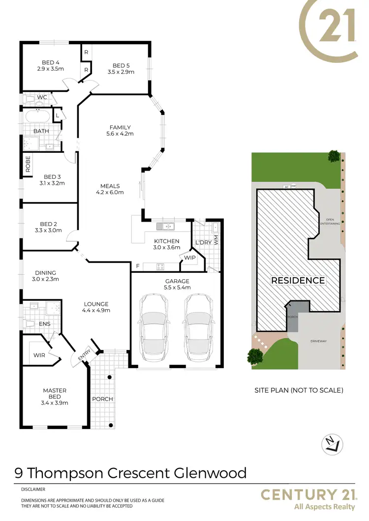 Floorplan of Homely house listing, 9 Thompson Crescent, Glenwood NSW 2768