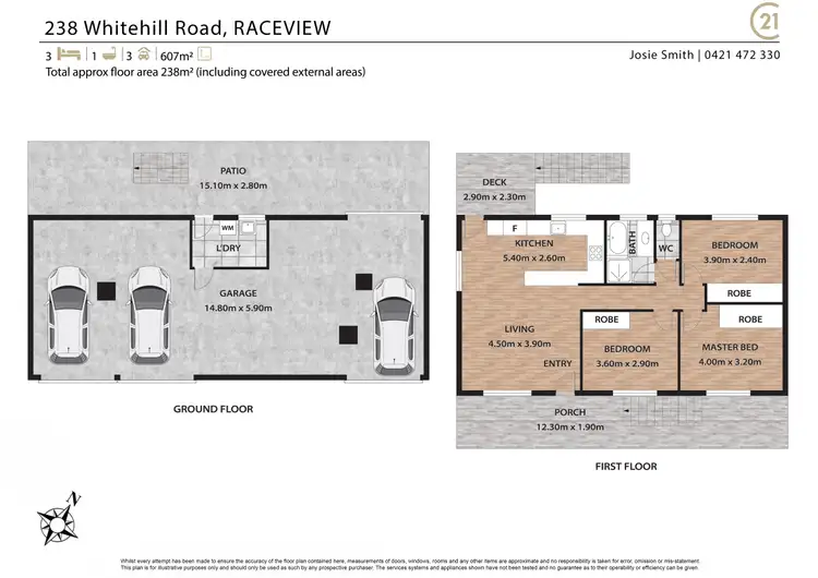 Floorplan of Homely house listing, 238 Whitehill Road, Raceview QLD 4305