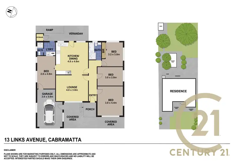 Floorplan of Homely house listing, 13 Links Avenue, Cabramatta NSW 2166