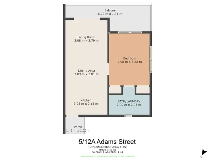 Floorplan of Homely unit listing, 6/12A Adams Street, Gympie QLD 4570