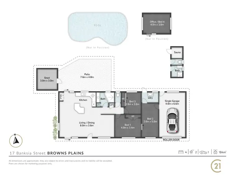 Floorplan of Homely house listing, 17 Banksia Street, Browns Plains QLD 4118